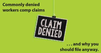 workers compensation claims denied