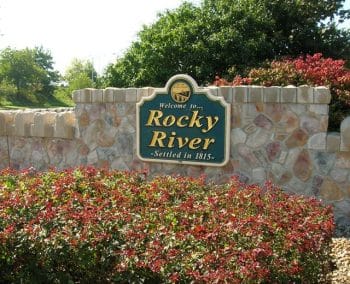 Rocky River ohio welcome sign, lowe scott fisher opens new office in rocky river