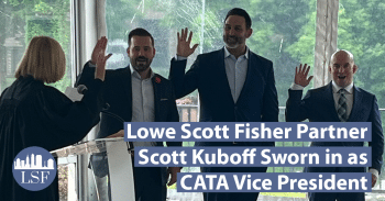 Lowe Scott Fisher Partner Attorney Scott Kuboff Sworn in as CATA Vice President
