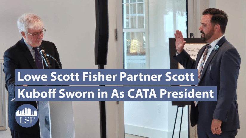 Image for Lowe Scott Fisher Partner Scott Kuboff Sworn in As CATA President post